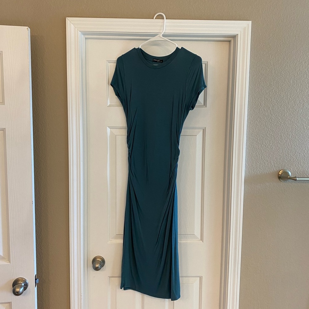 Popular Basics teal/turquoise maternity dress